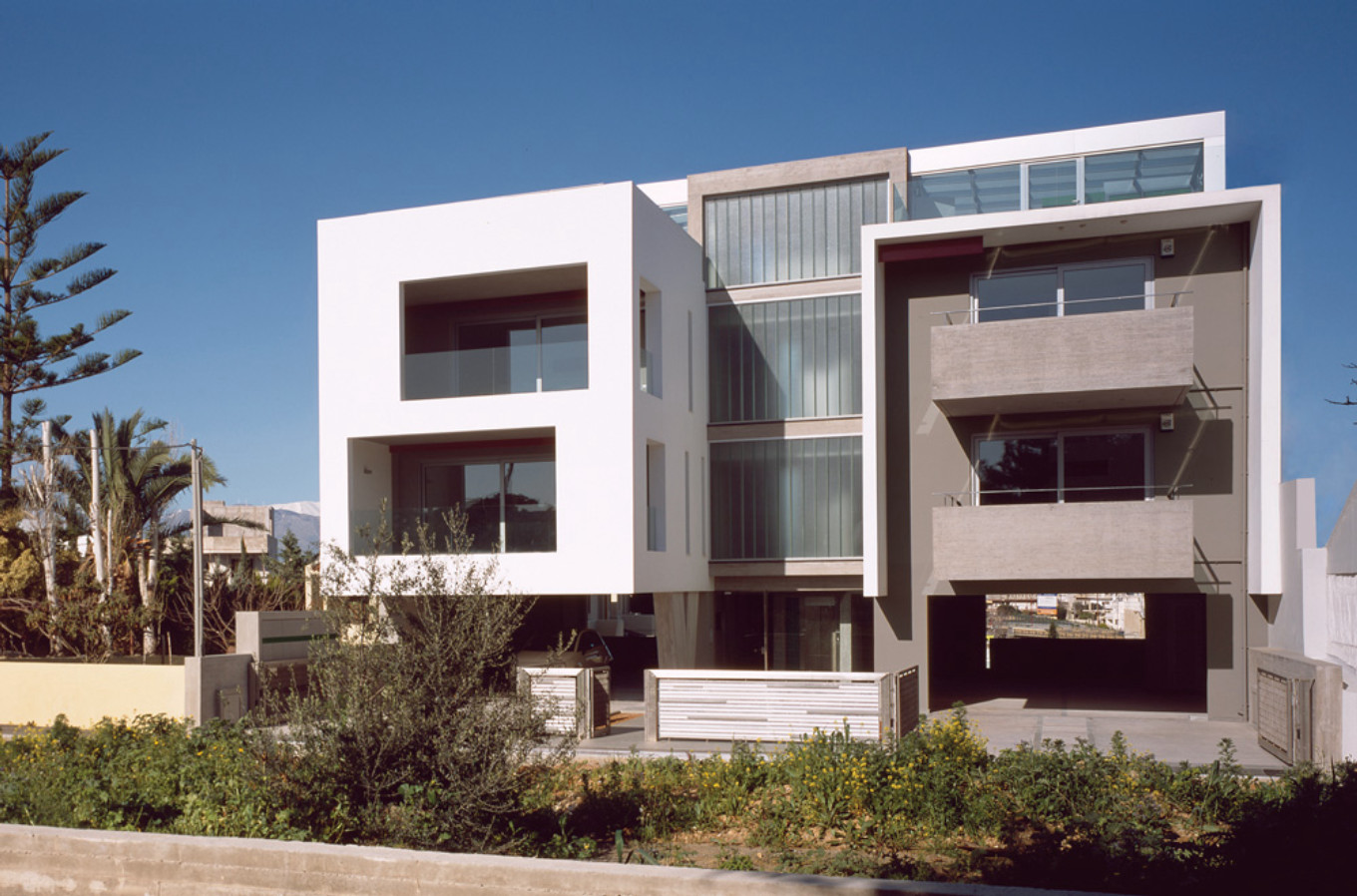 apartment building in crete