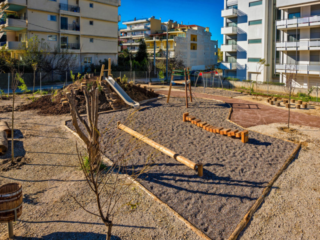 Διαμόρφωση χώρου παιχνιδιού στην περιοχή Αγυιά του Δήμου Πατρέων