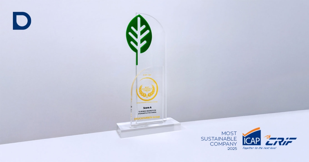 Ο Όμιλος Druckfarben διακρίνεται με Sustainability Rating A από την ICAP / Synesgy