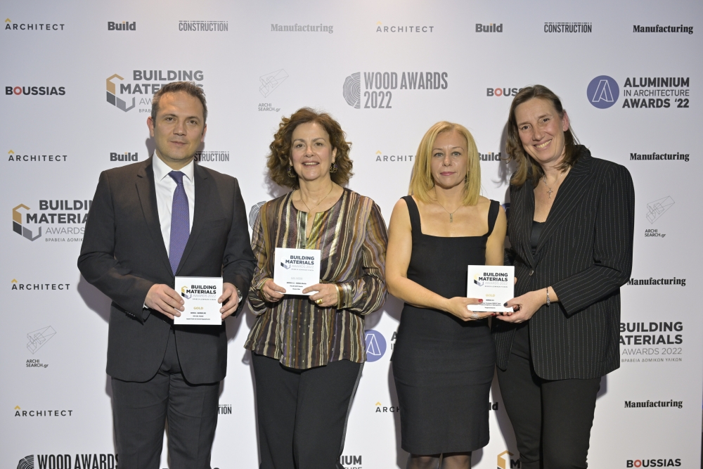 Building Material Awards 2022: Τρία βραβεία για τον όμιλο Nordia – Marmoline – Nordia Marble