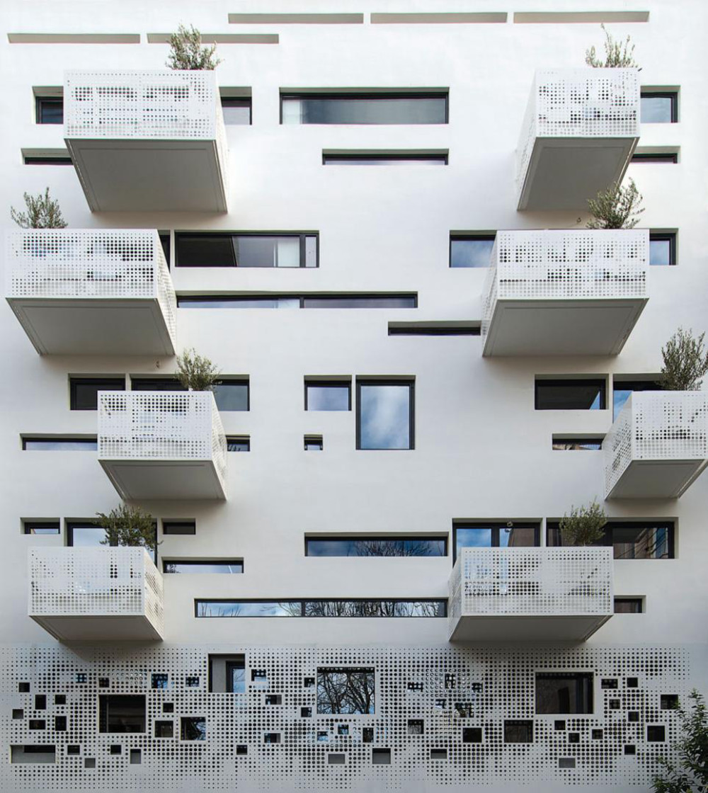 "Urban stripes", πολυκατοικία στο Κουκάκι