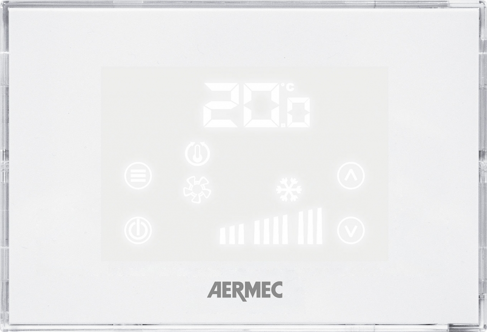 Ολοκληρωμένος έλεγχος και αισθητική σε ισορροπία στο νέο θερμοστάτη της Aermec