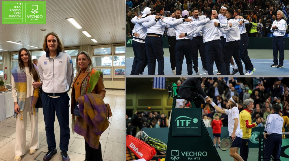 Άνοδος της εθνικής ομάδας τένις με τη Vechro να δίνει δύναμη στους Έλληνες